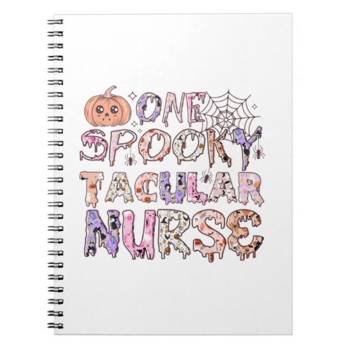 Halloween Nurse Fearless and Adorable 1 Notebook