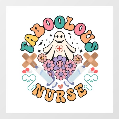 Halloween nurse  floor decals