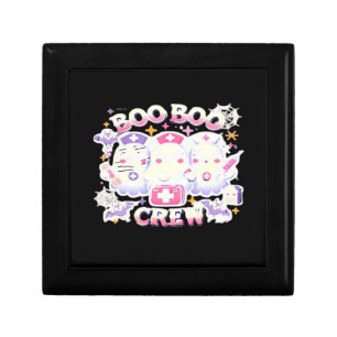 Halloween Nurse Ghost Squad Boo Boo Crew Funny Spo Gift Box