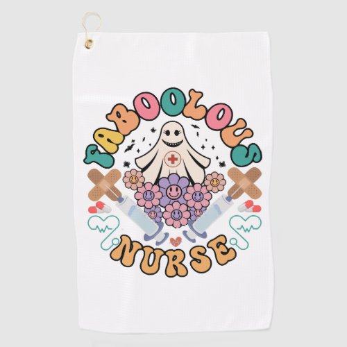 Halloween nurse  golf towel