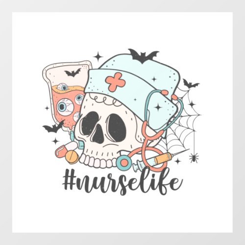 Halloween Nurse illustration nurse life   Floor Decals