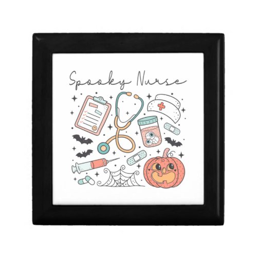 Halloween Nurse illustration spooky nurse script   Gift Box