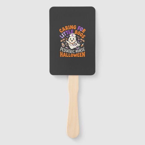Halloween Nurse Little Boos Hand Fan