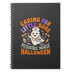 Halloween Nurse Little Boos Notebook