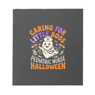 Halloween Nurse Little Boos Notepad