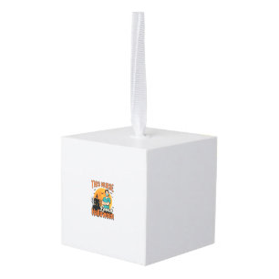 Halloween Nurse Loved Halloween Vintage Spooky_1 Cube Ornament
