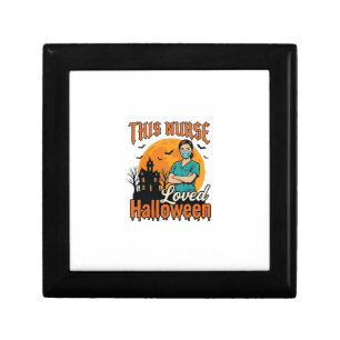 Halloween Nurse Loved Halloween Vintage Spooky_1 Gift Box