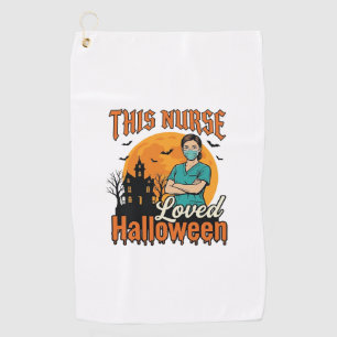 Halloween Nurse Loved Halloween Vintage Spooky_1 Golf Towel