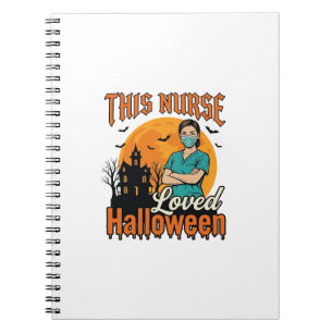 Halloween Nurse Loved Halloween Vintage Spooky_1 Notebook