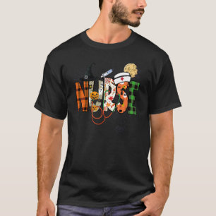 Halloween Nurse Nursing Cute Health Worker Hallowe T-Shirt