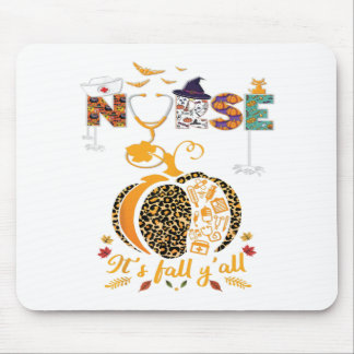 Halloween Nurse Nursing Thanksgiving Health Worker Mouse Pad