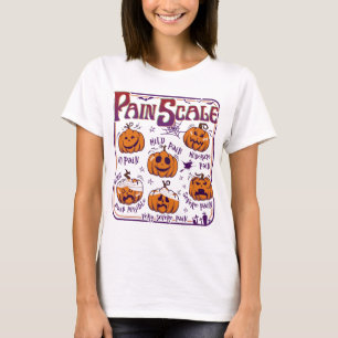 Halloween Nurse Pain Scale Shirt