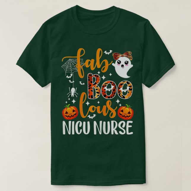 Halloween Nurse Practitioner Boo Crew,Nurse Hallow T-Shirt (Design Front)