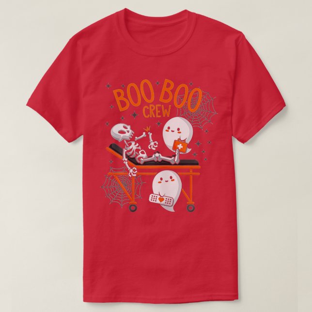 Halloween Nurse Practitioner Boo Crew,Nurse Hallow T-Shirt (Design Front)