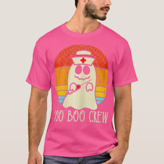 Halloween Nurse Practitioner Boo Crew,Nurse Hallow T-Shirt