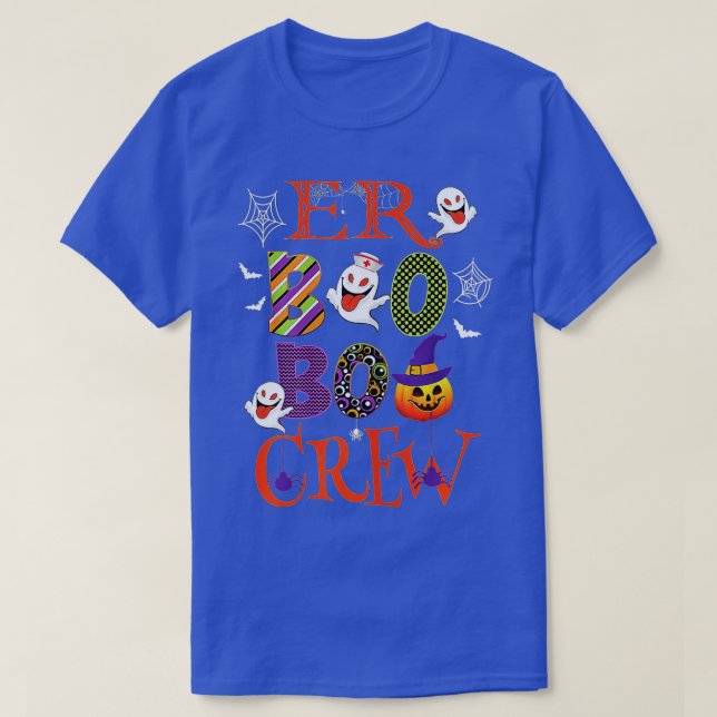 Halloween Nurse Practitioner Boo Crew,Nurse Hallow T-Shirt (Design Front)