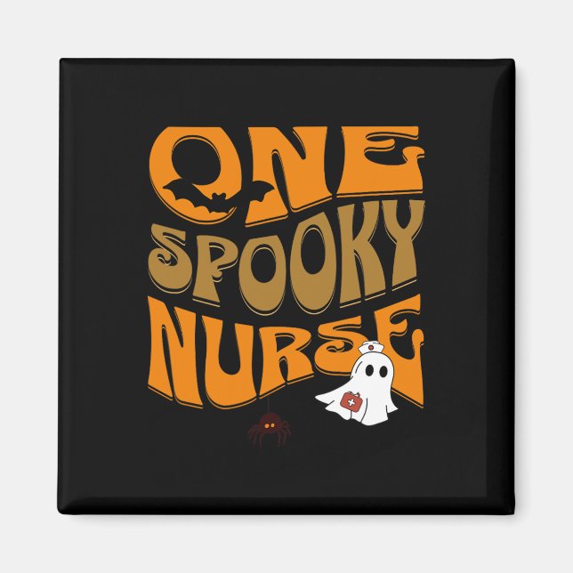 Halloween Nurse Product Funny Scary Creepy Ghost C Magnet (Front)