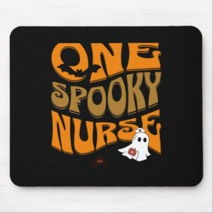 Halloween Nurse Product Funny Scary Creepy Ghost C Mouse Pad