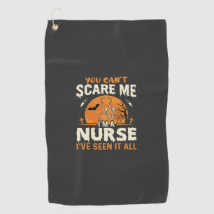 Halloween Nurse Scare Me Golf Towel