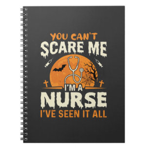 Halloween Nurse Scare Me Notebook