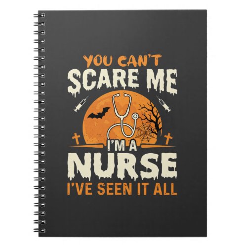 Halloween Nurse Scare Me Notebook