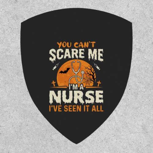 Halloween Nurse Scare Me Patch
