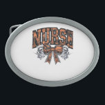 Halloween Nurse Scary Coquette Bow Classic T-Shirt Belt Buckle<br><div class="desc">Halloween Nurse Scary Coquette Bow Classic T-Shirt_7</div>