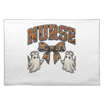 Halloween Nurse Scary Coquette Bow Classic T-Shirt Cloth Placemat