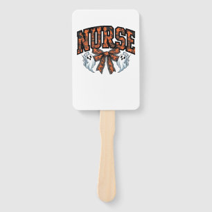 Halloween Nurse Scary Coquette Bow Classic T-Shirt Hand Fan