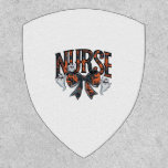Halloween Nurse Scary Coquette Bow Classic T-Shirt Patch