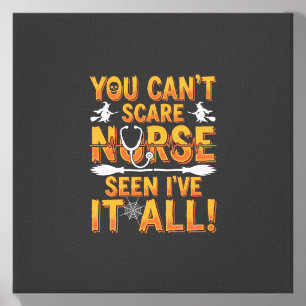 Halloween Nurse Seen It All Design_1 Canvas Photo Tile