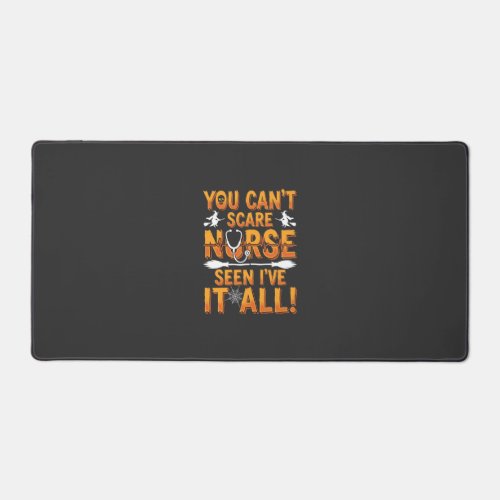 Halloween Nurse Seen It All Design_1 Desk Mat
