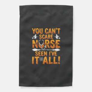Halloween Nurse Seen It All Design_1 Garden Flag