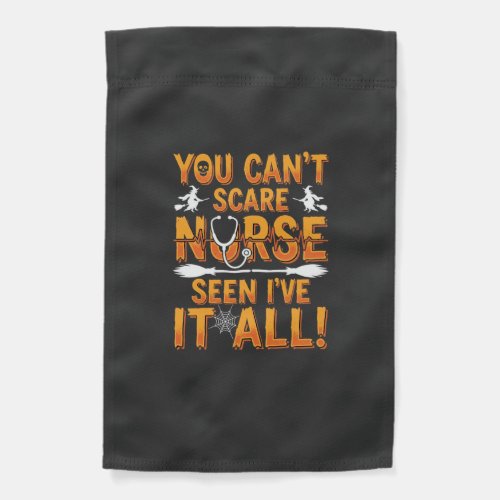 Halloween Nurse Seen It All Design_1 Garden Flag