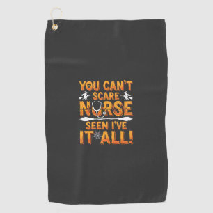 Halloween Nurse Seen It All Design_1 Golf Towel
