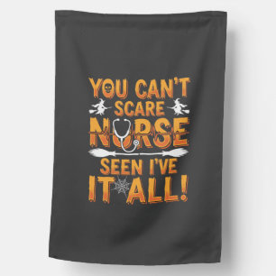 Halloween Nurse Seen It All Design_1 House Flag