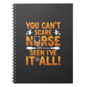 Halloween Nurse Seen It All Design_1 Notebook