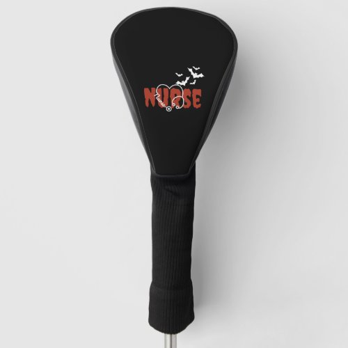 halloween nurse shirt golf head cover