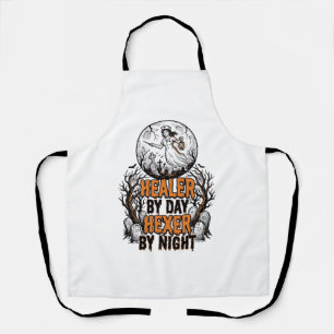 Halloween Nurse Shirt Vintage Engraving Spooky Nur Apron