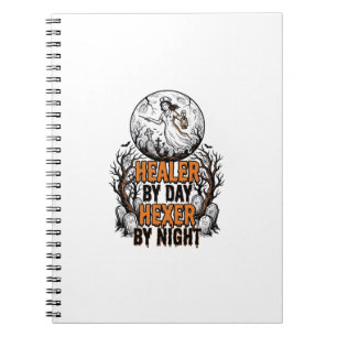 Halloween Nurse Shirt Vintage Engraving Spooky Nur Notebook