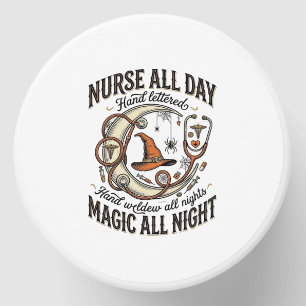 Halloween Nurse Shirt Witchy Medical Night Shift_1 Mini Candle Favors