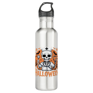 Halloween Nurse skeleton Essential T-Shirt_1 Stainless Steel Water Bottle