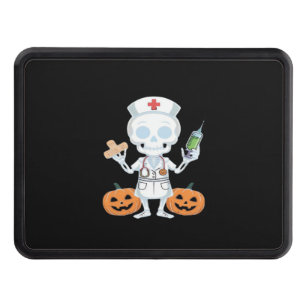 Halloween Nurse Skeleton Essential T-Shirt Hitch Cover
