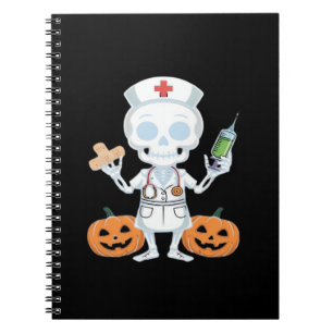 Halloween Nurse Skeleton Essential T-Shirt Notebook