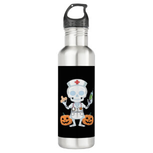 Halloween Nurse Skeleton Essential T-Shirt Stainless Steel Water Bottle