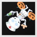 Halloween Nurse Skeleton Essential T-Shirt Wall Decal