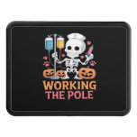 Halloween Nurse Skeleton Funny Joke Essential T-Sh Hitch Cover