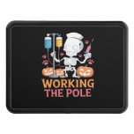 Halloween Nurse Skeleton Funny Joke Essential T-Sh Hitch Cover