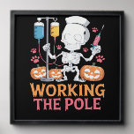 Halloween Nurse Skeleton Funny Joke Essential T-Sh Peel And Stick Photo Tile