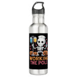 Halloween Nurse Skeleton Funny Joke Essential T-Sh Stainless Steel Water Bottle